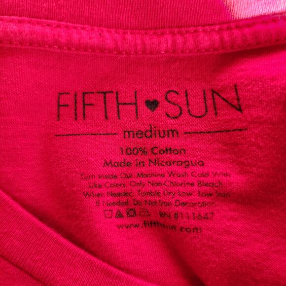 Fifth Sun Red Tacos and Cervezas T-Shirt Medium - Picture 2 of 3